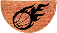 Basketball Custom Handpainted Sports Welcome Doormat by Killer Doormats