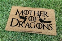 Mother of Dragons GoT Custom Handpainted Fandom Doormat by Killer Doormats