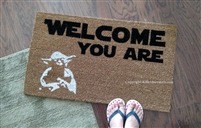 Welcome You Are Custom Fandom Doormat by Killer Doormats
